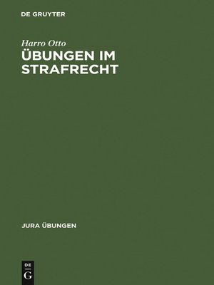 cover image of Übungen im Strafrecht